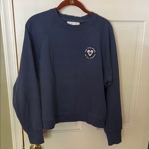 Spiritual Gangster Blue Crewneck Sweatshirt See The Good in All Things.